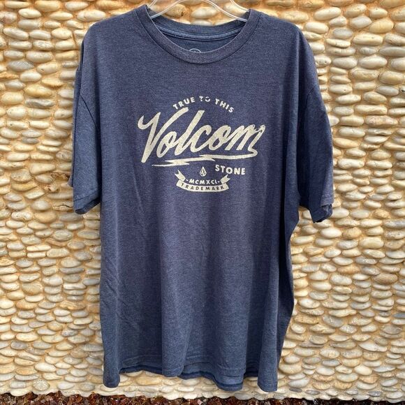 Volcom Men's Gray Logo T-Shirt. Size Large. VGUC! - Picture 1 of 4